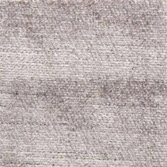 Dense looped gray fabric texture with horizontal striations, exhibiting a soft pile and matte finish, consistent uniform appearance.